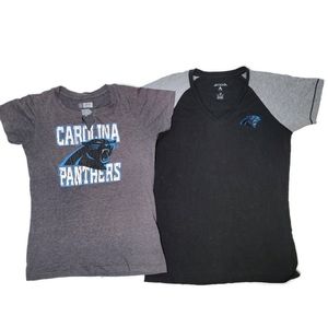 Carolina Panthers sports tee shirts size medium.